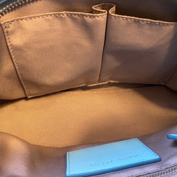 MARC JACOBS Tiffany Blue Recruit Bauleto Leather Satchel Bag - Picture 5 of 9